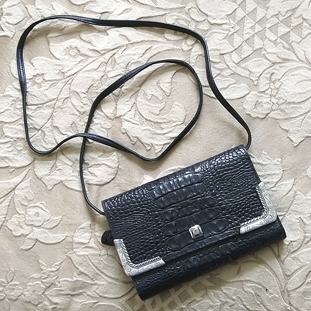 Brighton crocodile crossbody purse